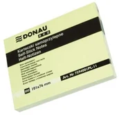 Notesy i bloczki - Donau Bloczek ECO 101x76 mm żółty 100 kartek samoprzylepny NB-1137 - miniaturka - grafika 1