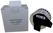 Taśmy do drukarek barwiące - Zamiennik Brother ta$114ma ci$115gła DK-22223 50mm x 30,48m - miniaturka - grafika 1