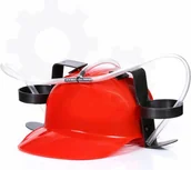 Gadżety dla niej i dla niego - Gadget Factory Imprezowy kask czerwony GAD01428 - miniaturka - grafika 1