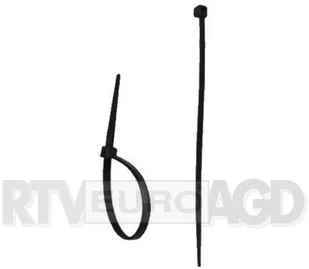 Dedra Nylonowe opaski zaciskowe czarne 3,6x300mm 11C36301 Dom001077 - Pozostałe wyposażenie warsztatu - miniaturka - grafika 2