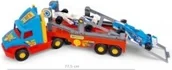 Samochody i pojazdy dla dzieci - Wader Super Truck z formu 1 36620 - miniaturka - grafika 1