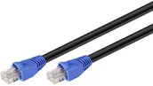Patchcordy - Goobay Kabel Sieciowy RJ45 94394 U/UTP CAT 6 40 m Czarny - miniaturka - grafika 1