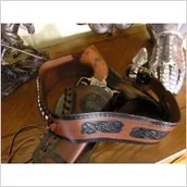 Repliki - akcesoria - Denix PAS Z NABOJAMI NA JEDEN REWOLWER SKÓRA - miniaturka - grafika 1