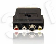 Adaptery i przejściówki - Gembird Adapter EURO->SVHS-3XRCA (CHINCH) (CCV-4415) - miniaturka - grafika 1