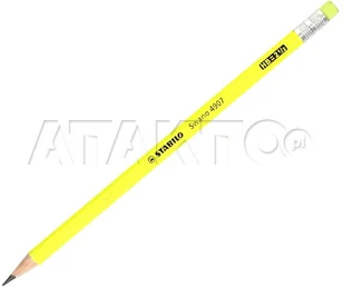 STABILO Ołówek Grafito z gumką HB żółty 12szt) - Ołówki - miniaturka - grafika 2