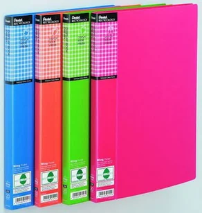Pentel dcf542 recyc są zewnętrzny Binder Fresh składa się z 50% recyklingu PP, A4, 20 kieszeni, różowy DCF542P - Ofertówki - miniaturka - grafika 3