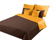 Pościel - Euro Firany Pościel Makosatyna Nova Brąz + Poma 5900811185062 - miniaturka - grafika 1