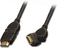 Kable - Lindy Kabel HDMI (typu A) 1.4 High Speed Cat2 Ethernet obrotowy wtyk - 5m 41518 - miniaturka - grafika 1