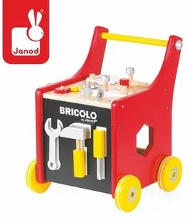 Janod Wózek warsztat magnetyczny z narzędziami Bricolo, - stolik warsztatowy, wa - Mały majsterkowicz - miniaturka - grafika 10