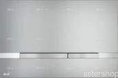 Przyciski spłukujące - Alcaplast Przycisk spłuczki podtynkowej, metal-mat STRIPE - miniaturka - grafika 1