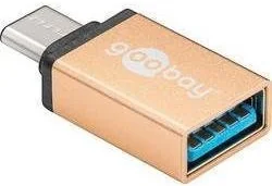 Goobay Przejściówka adapter USB 2.0 56622 [1x Złącze męskie USB-C 1x Złącze żeńskie USB 3.0 A] - Adaptery i przejściówki - miniaturka - grafika 2
