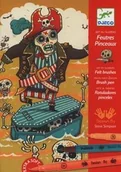 Zabawki kreatywne - Djeco Zestaw artystyczny Piraci Zombie - miniaturka - grafika 1