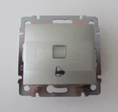 Wyłączniki światła i elektryczne - Legrand Valena PRZYCISK jednobiegunowy PODŚWIETLANY Z DZWONKIEM 230V 770215 - miniaturka - grafika 1