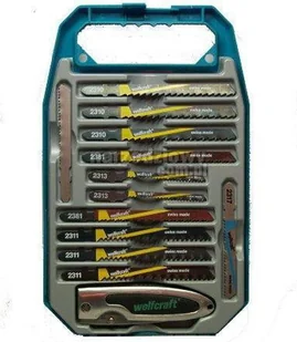 WOLFCRAFT ZESTAW brzeszczotÓW Z UCHWYTEM T + NÓŻ (2377000) - Brzeszczoty - miniaturka - grafika 2