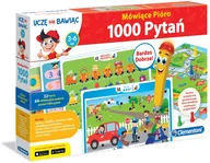 Gry planszowe - Clementoni Uczę się bawiąc Mówiące pióro 1000 pytań gra edukacyjna - miniaturka - grafika 1
