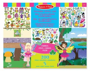 Melissa&Doug Melissa and Doug Naklejki Wielorazowe Wróżki 18603 - Przybory szkolne - miniaturka - grafika 5