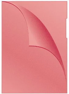 Q-Connect Obwoluta typu L, PP, A4, groszkowa, czerwona KF00306 - Koszulki na dokumenty - miniaturka - grafika 4