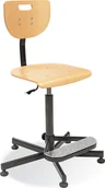 Fotele i krzesła biurowe - Nowy Styl KRZESŁO WEREK foot base - miniaturka - grafika 1