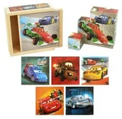 Klocki - Brimarex Drewno Drewniane KLOCKI Cars 346301 - miniaturka - grafika 1