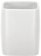 Szczoteczki do zębów - Kleine Wolke 5066100852 kubek na szczoteczki do zębów Cubic, akcesoriów, biały 5066100852 - miniaturka - grafika 1