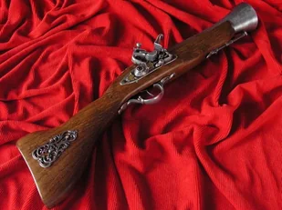 WŁOCHY BOGATO ZDOBIONY WIELKI GARŁACZ Z ZAMKIEM SKAŁKOWYM - Repliki - broń WŁOCHY BOGATO ZDOBIONY WIELKI GARŁACZ Z ZAMKIEM SKAŁKOWYM - Repliki - broń - miniaturka - grafika 1