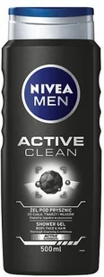 Nivea Active Clean Żel pod prysznic 500ml - Żele pod prysznic dla mężczyzn - miniaturka - grafika 2