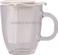 Kubki - Bodum Yo-Yo set kubek z zaparzaczem biały K11239-913 - miniaturka - grafika 1