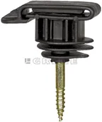 Wyposażenie gospodarstwa rolnego - Izolator do taśmy, z wkrętem do drewna - miniaturka - grafika 1