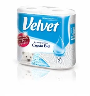 Velvet Care Ręcznik papierowy VELVET Czysta biel, 2 rolki - Ręczniki papierowe Velvet Care Ręcznik papierowy VELVET Czysta biel, 2 rolki - Ręczniki papierowe - miniaturka - grafika 3