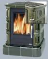 Piece wolnostojące - ABX Piec kominkowy W OBUDOWIE Z KAFLI NA KAFLOWYM COKOLE MARINA MARI - miniaturka - grafika 1