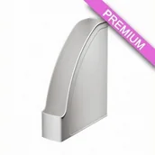 Pojemniki biurowe - Esselte Pojemnik na czasopisma LEITZ Plus, szary ES389-5 - miniaturka - grafika 1