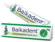 Wybielanie zębów - WROCŁAWSKIE ZAKŁADY ZIELARSKIE "HERBAPOL" Baikadent Żel dostosowania w jamie ustnej 15 g - miniaturka - grafika 1
