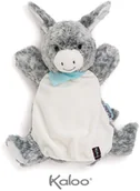 Pacynki - Kaloo Osiołek Popielaty pierwsza przytulanka pacynka 30 cm kolekcja Les Amis - miniaturka - grafika 1
