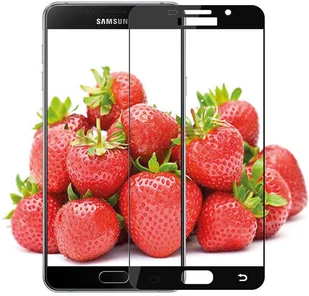 Samsung Szkło hartowane 3D cały ekran Galaxy A5 2016 Różowe - Szkła hartowane na telefon - miniaturka - grafika 2