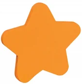 Zakładki indeksujące - Donau Bloczek samoprzylepny 1x50 kart gwiazdka zawieszka pomarańczowy - miniaturka - grafika 1