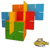 Klocki - Fat Brain Toys KLOCKI kwadraty 0300 - miniaturka - grafika 1