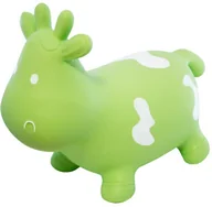 Skoczki dla dzieci - Tootiny skoczek Krówka z pompką zielona - miniaturka - grafika 1