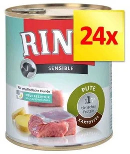 Rinti Sensible kurczak i ziemniaki 24x800g - Mokra karma dla psów Rinti Sensible kurczak i ziemniaki 24x800g - Mokra karma dla psów - miniaturka - grafika 2