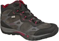 Buty trekkingowe damskie - Merrell Azura Carex Mid J21186 szaro-czarny - miniaturka - grafika 1