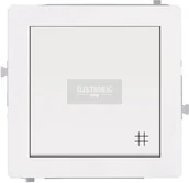 Wyłączniki światła i elektryczne - Karlik Deco Biały Wyłącznik krzyżowy DWP-6 - miniaturka - grafika 1