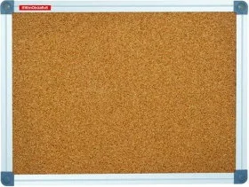 DOM KORKOWY AMEX Tablica korkowa rama aluminiowa classic 60x40 cm DK233 - Tablice i flipcharty DOM KORKOWY AMEX Tablica korkowa rama aluminiowa classic 60x40 cm DK233 - Tablice i flipcharty - miniaturka - grafika 1