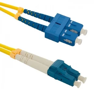 Qoltec Optic Patchcord SC/UPC LC/UPC SM 9/125 G652D 1m 54031 - Patchcordy - miniaturka - grafika 2