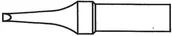 Akcesoria do lutowania - Weller Grot lutowniczy płaski 1 6 mm ET-R - miniaturka - grafika 1
