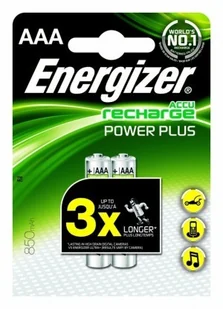 Energizer Akumulator Power Plus AAA HR03 1,2V 700mAh 2szt - Ładowarki i akumulatory - miniaturka - grafika 2