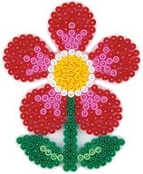 Zabawki kreatywne - Hama midi - podkładka uzupełniająca kwiatek (różowa) 299-48 - miniaturka - grafika 1