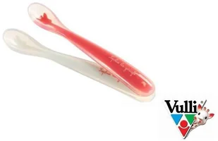 Vulli Żyrafa Sophie Komplet 2 silikonowych miękkich łyżeczek 450408 - Zestawy naczyń dla dzieci - miniaturka - grafika 2