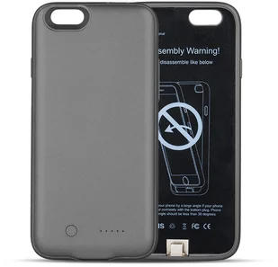 TelForceOne Battery Case Forever iPhone 6/6S 3000 mAh czarna GSM022048 - Powerbanki - miniaturka - grafika 9