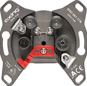 Kable - Axing BSD 963-17 gniazdo multimedialne przelotowe 17 dB (Data, TV, R) BSD96317N - miniaturka - grafika 1