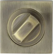 Szyldy i rozety - Domino Rozeta kwadratowa WC QUADRO BRĄZ GRAFIATTO Szyld QUADRO-QR M3 WC - miniaturka - grafika 1