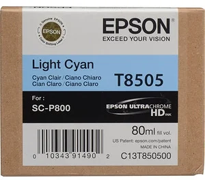 Epson Singlepack Photo Light Cyan cartridge, T850500 C13T850500 - Tusze oryginalne - miniaturka - grafika 2